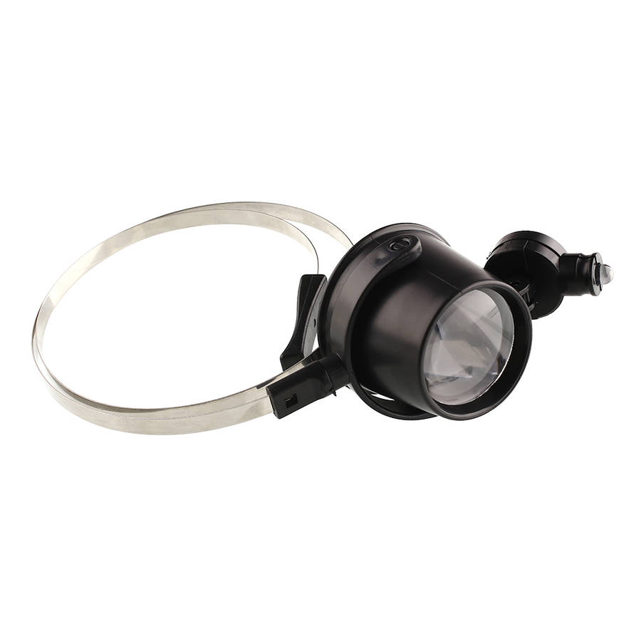 15X Head Band Eye Led Magnifier Loupe Jewelers Circuit Magnifying Glass Watch W