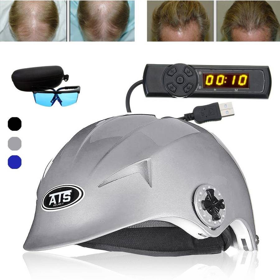 64 Medical Diodes Laser Hair Loss Treatment Solution Helmet Cap Fast Regrowth O