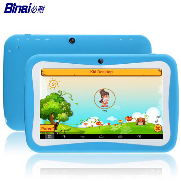 Binai A9 Quad Core 512M RAM 8G ROM Android 5.1 7 Inch Kids Tablet Blue