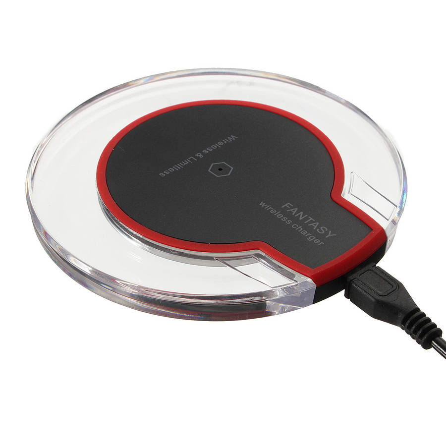 Qi Wireless Fast Charging Desktop Mobile Phone Charger Pad for Samsung S8+ S7 S