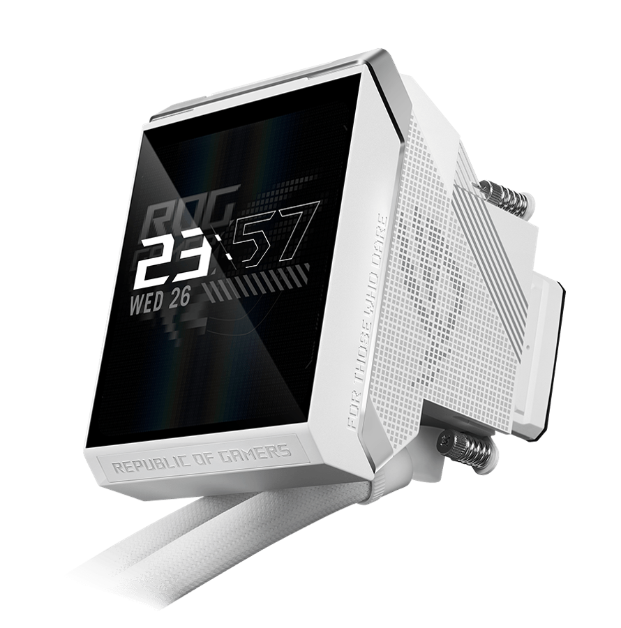 ROG Strix LC IV pump and liquid-cooling assembly