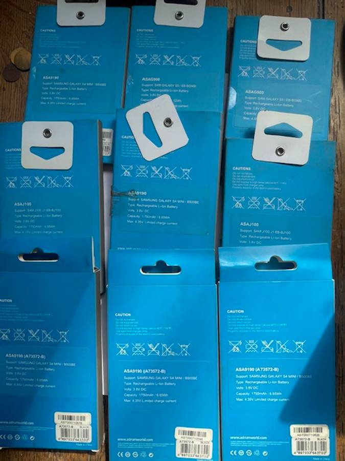 Astrum High Capacity Li-ion Phone Batteries x 9