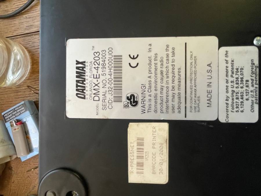 Datamax E-Class DMX-E-4203 Thermal Barcode Label Printer