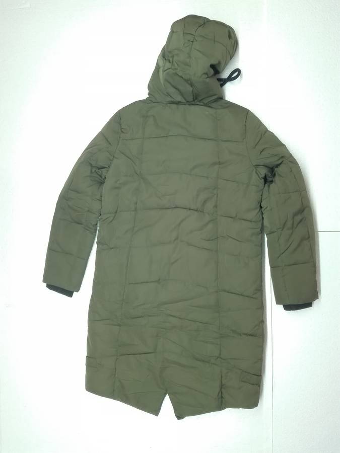 Primark Heavyweight Green Size L Longline Puffer Jacket [AJ54]