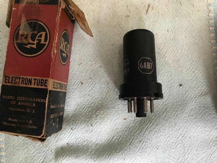 RCA 6AB7 VT-176 1853 CV1873 NOS Vacuum tubes 2 pcs NIB tested vacuum pentode