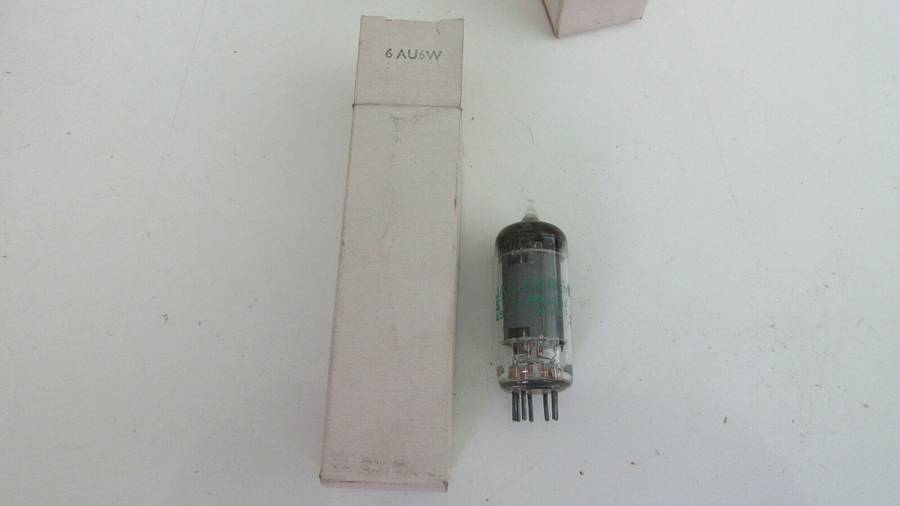 JAN 6AU6W x2 & 6AM6/EF91 vacuum tubes. Tested. NOS. Vintage.