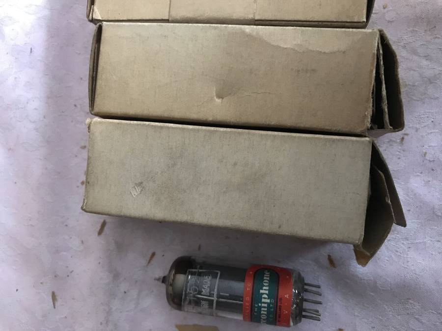 1 Pc Marconi Valve ZD152 EBF80 6N8 NOS NIB Rare Tested Vacuum tubes