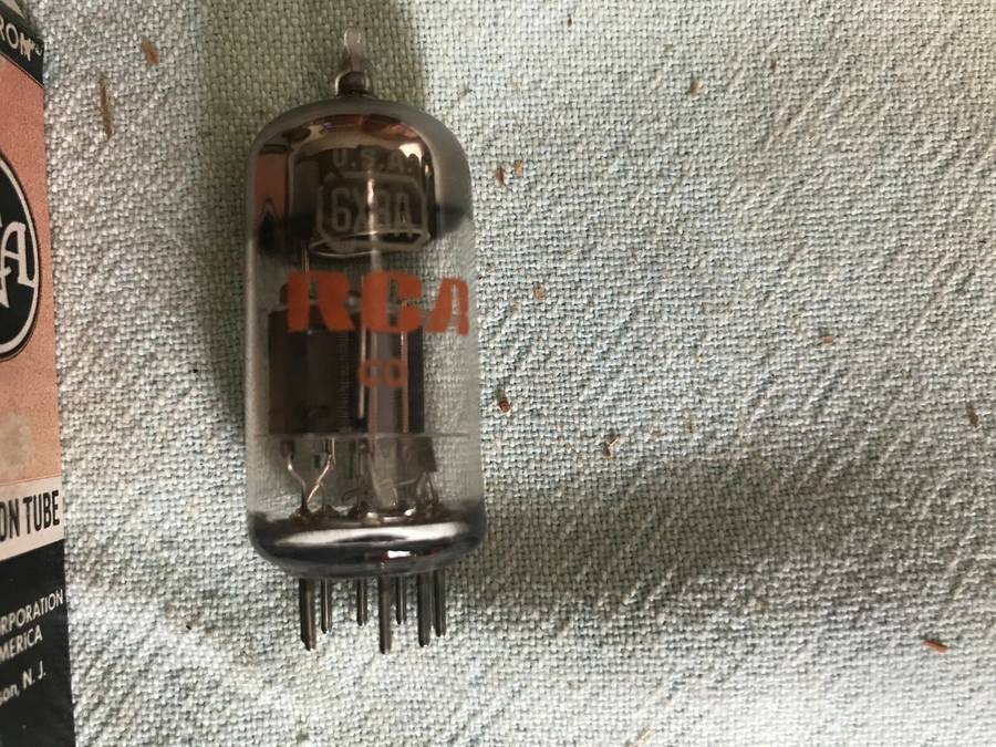 RCA 6X8A vacuum tubes 2 Pcs. Brand new. Still in box. NOS. Vintage.