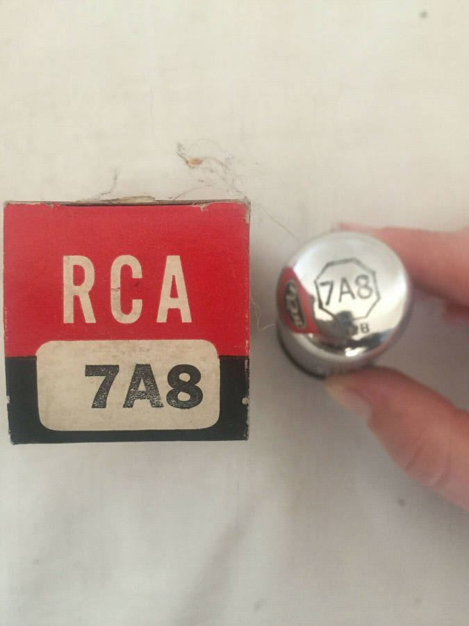 1 pc RCA 7A8 CV878 vacuum tube. Tested. Vintage tubes. NIB