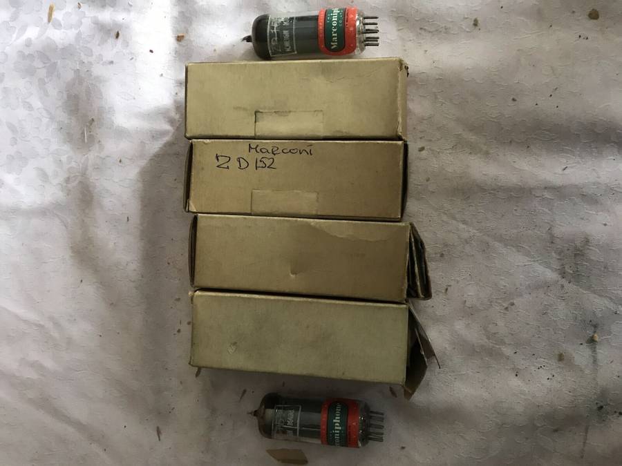 1 Pc Marconi Valve ZD152 EBF80 6N8 NOS NIB Rare Tested Vacuum tubes