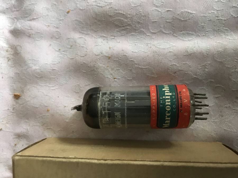 1 Pc Marconi Valve ZD152 EBF80 6N8 NOS NIB Rare Tested Vacuum tubes
