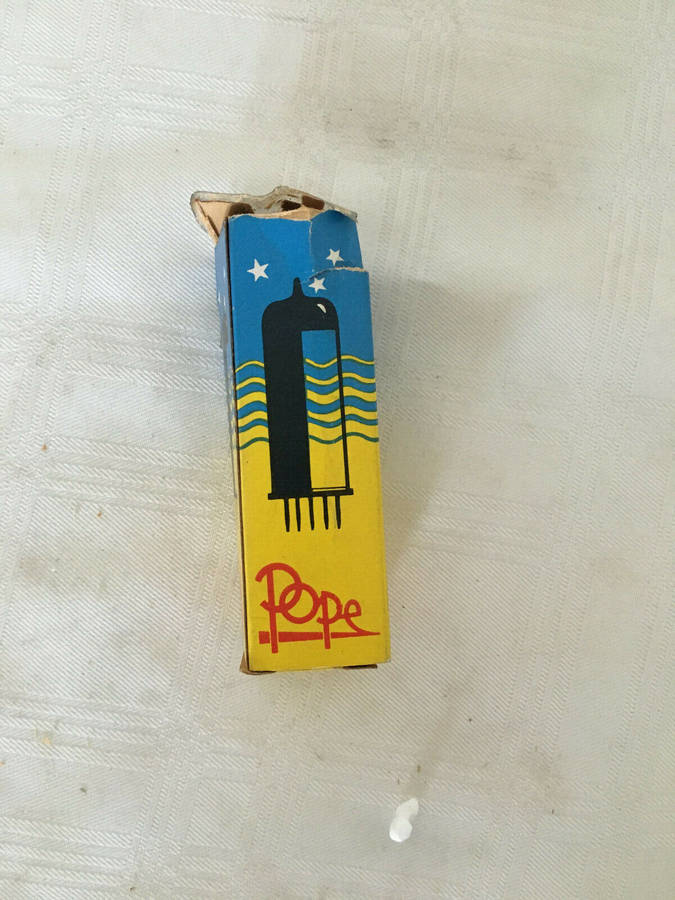 1 pcs EZ41 Pope vacuum tube. rebranded Mullard to POPE.