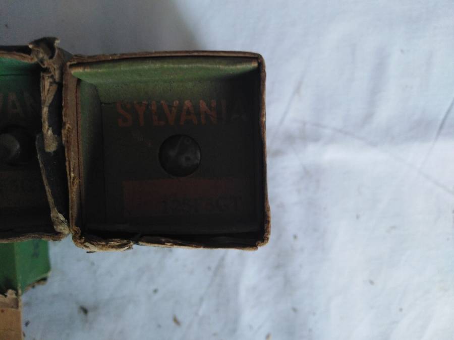 Sylvania 12F5GT 1pc. NOS Vacuum tube. NIB tested vacuum triode