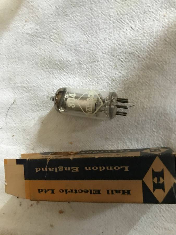 1 pc Haltron 1U5 / CV3912 electron Vacuum tube. NOS. NIB Tested great