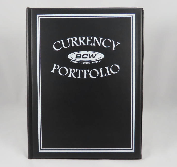 Banknote Collector`s Folder, Hardcover 10 Pages Album for Banknote Collection, A4 Folder