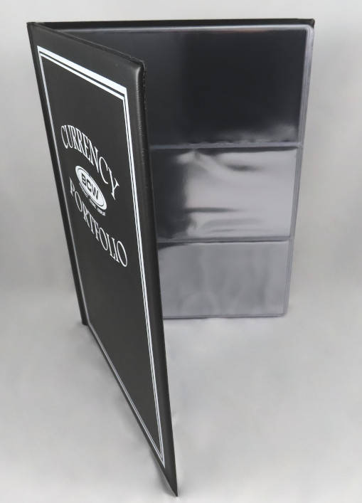 Banknote Collector`s Folder, Hardcover 10 Pages Album for Banknote Collection, A4 Folder