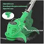 25V 7500mAh Electric Cordless Lawn Mower with 2 Batteries -18850