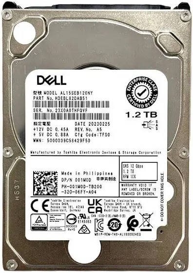 Dell Enterprise 1.2TB SAS HDD