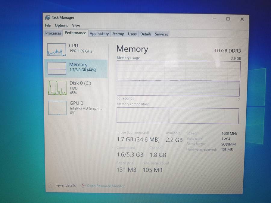 Lenovo G50-70 4th Gen "Core i3" 1.90GHz 4GB RAM 1TB HDD Black (Battery Capacity At 34%)