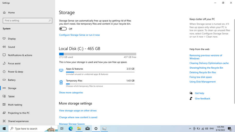 HP 250 G5 "Intel Celeron" 1.60GHz 4GB RAM 500GB HDD No Battery And Bright Spot Black