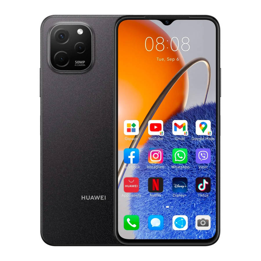 Huawei Nova Y61 64GB Dual Sim Midnight Black