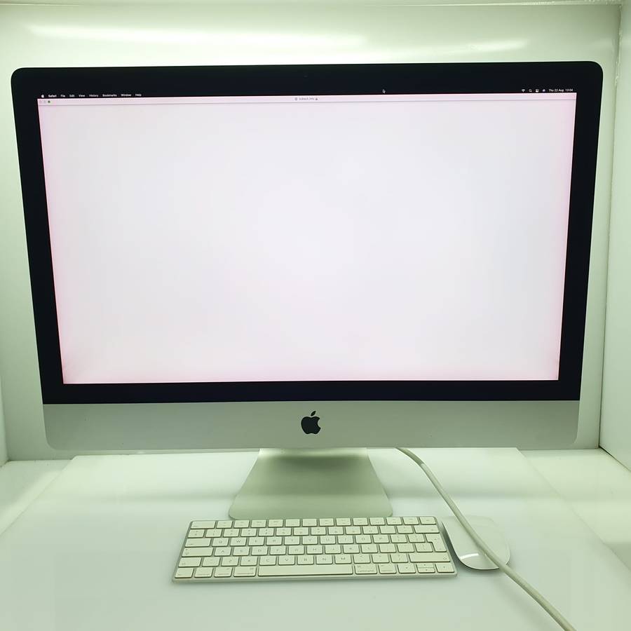 iMac 27-Inch "Core i5" 3.2GHz (5K, 2015) 8GB RAM 1TB Fusion Drive Silver (12 Month Warranty) Bund...