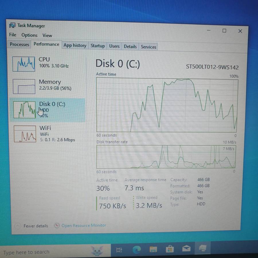 Dell Latitude E5430 "Core i5" 2.60GHz 4GB RAM 512GB HDD Faulty Battery Black