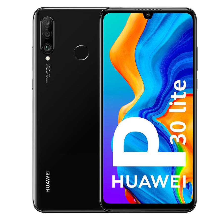 Huawei P30 Lite 128gb Cracked Screen Midnight Black