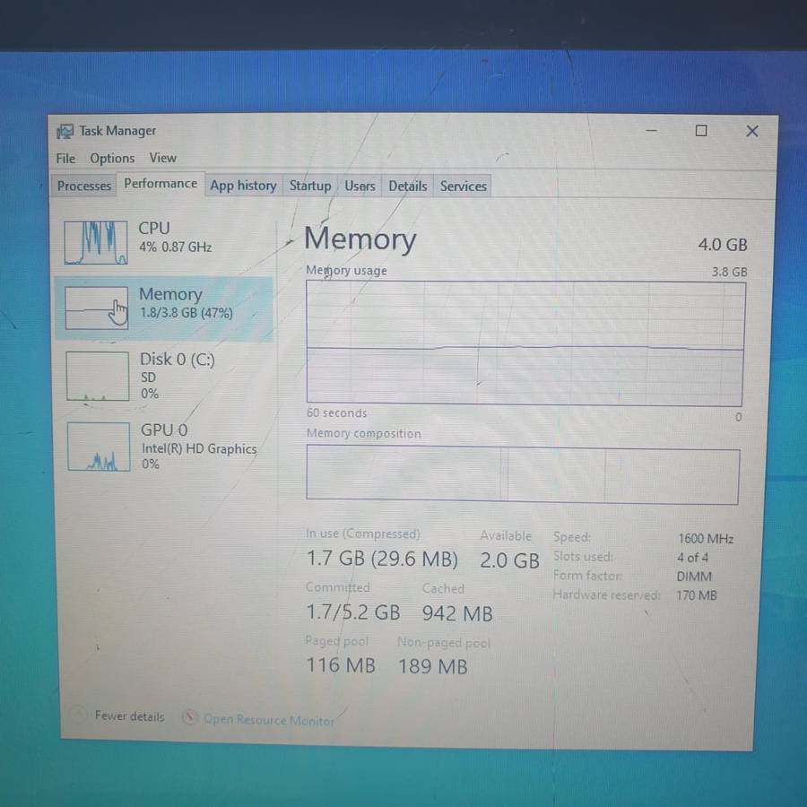 Mecer Fundi-Mini YA11Q1 "Celeron" 1.10GHz 4GB RAM 64GB SD Cracked Screen Grey