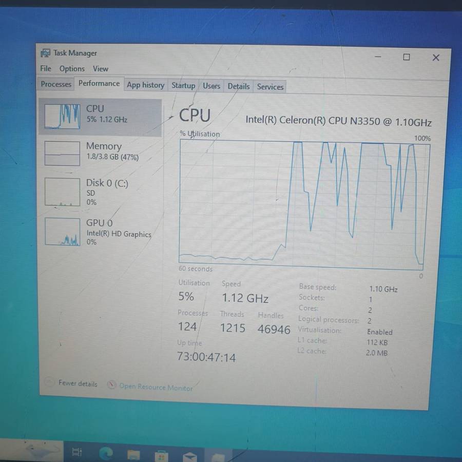 Mecer Fundi-Mini YA11Q1 "Celeron" 1.10GHz 4GB RAM 64GB SD Cracked Screen Grey