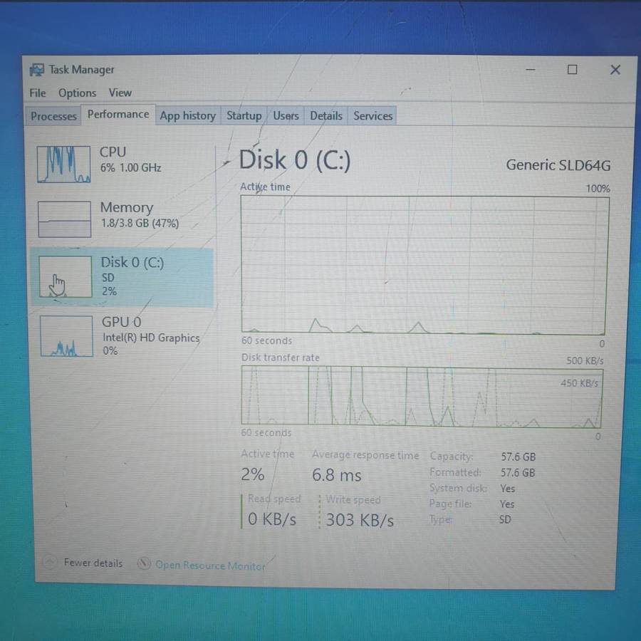 Mecer Fundi-Mini YA11Q1 "Celeron" 1.10GHz 4GB RAM 64GB SD Cracked Screen Grey