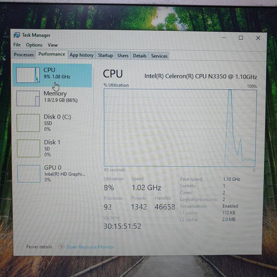 Connex LiteBook 2 L1435 Celeron 1.10GHz 3GB RAM 512GB SSD Silver