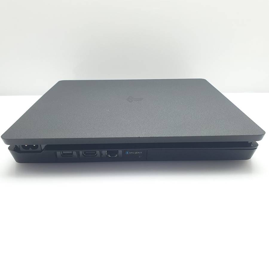 PlayStation 4 Slim 500GB Black (6 Month Warranty) + HDMI Cable + Power Cable + 1 Controller + 2 G...