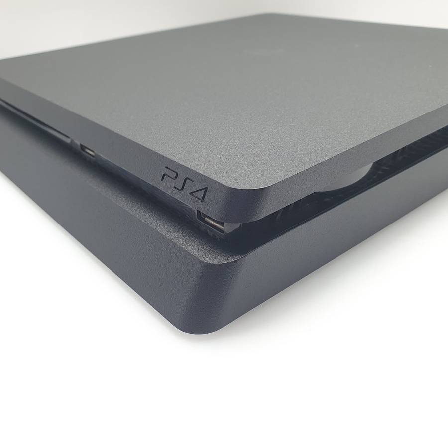 PlayStation 4 Slim 500GB Black (6 Month Warranty) + HDMI Cable + Power Cable + 1 Controller + 2 G...