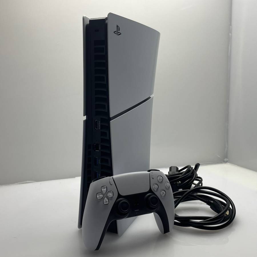 Playstation 5 Slim Digital Edition 1TB + 1 Controller + HDMI Cable + Power Cable White (12 Month ...