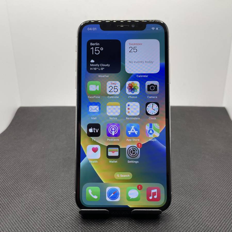 Apple iPhone X 256GB Silver (3 Month Warranty)