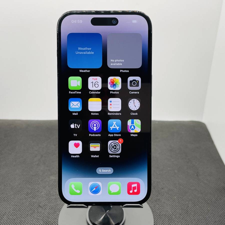 Apple iPhone 14 Pro 128GB Space Black (12 Month Warranty) - No Face ID
