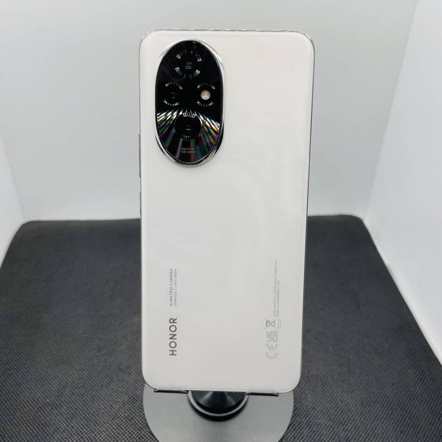 Honor 200 512GB Moonlight White (3 Month Warranty) - Cracked Camera And Minor LCD Burn