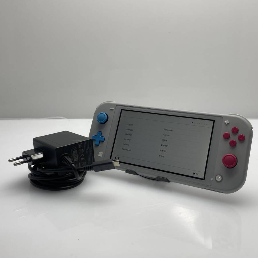 Special Edition Zacian And Zamazenta: Nintendo Switch Lite 32GB + Power Cable Grey (6 Month Warra...