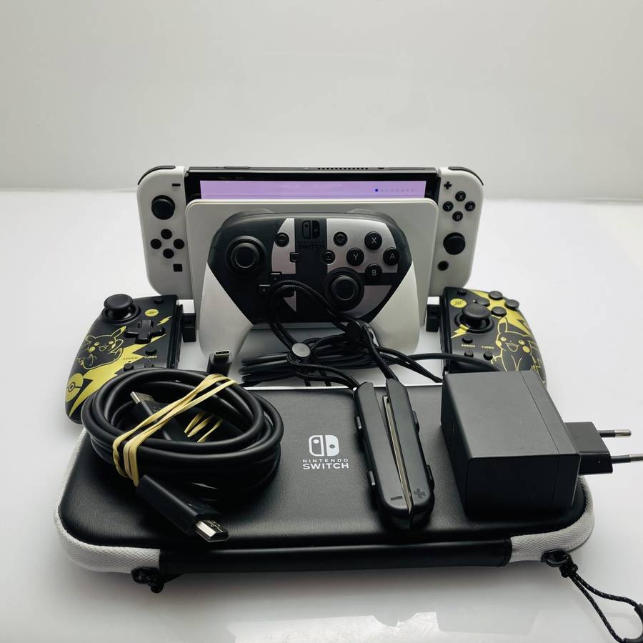 Nintendo Switch OLED 64GB White + Special Accessories (3 Month Warranty)