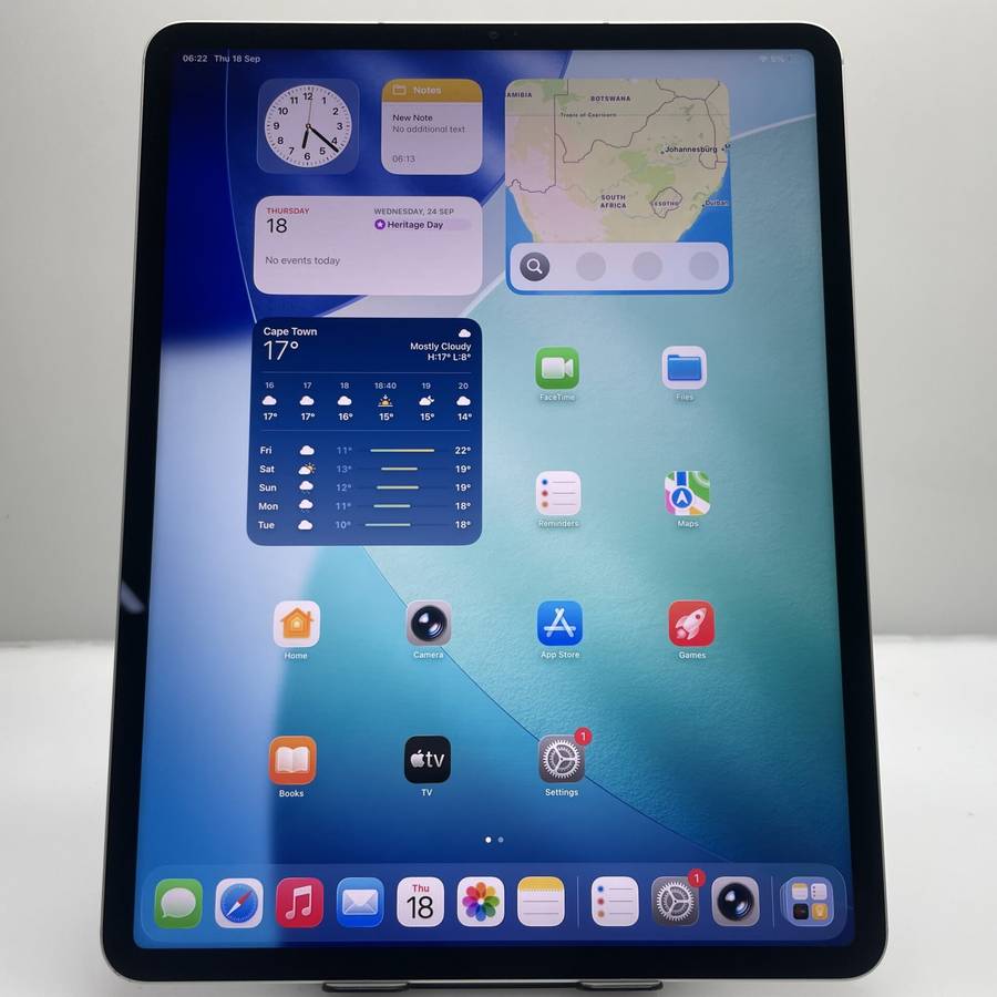 Apple iPad Pro 12.9" 5th Gen 128GB (Wi-Fi/Cellular) Silver (6 Month Warranty) - Faulty Battery