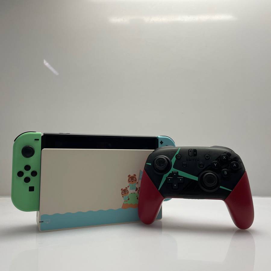 Special Edition: Nintendo Switch Animal Crossing 32GB + 256GB SD Card + Accessories (3 Month Warr...