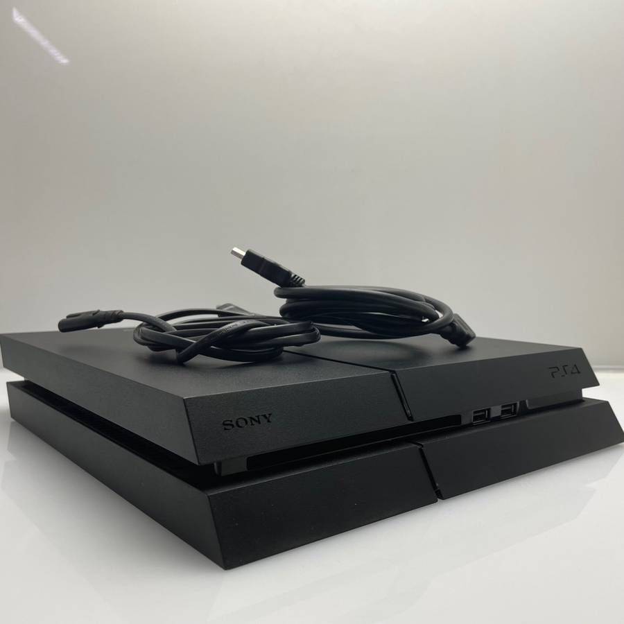 PlayStation 4 Black 1TB + HDMI Cable + Power Cable (3 Month Warranty)