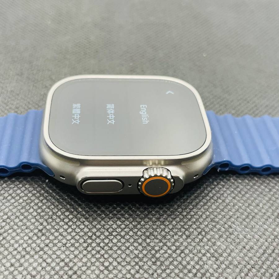 Apple Watch Ultra 2 49mm LTE Natural Titanium (12 Month Warranty)  With Blue Straps