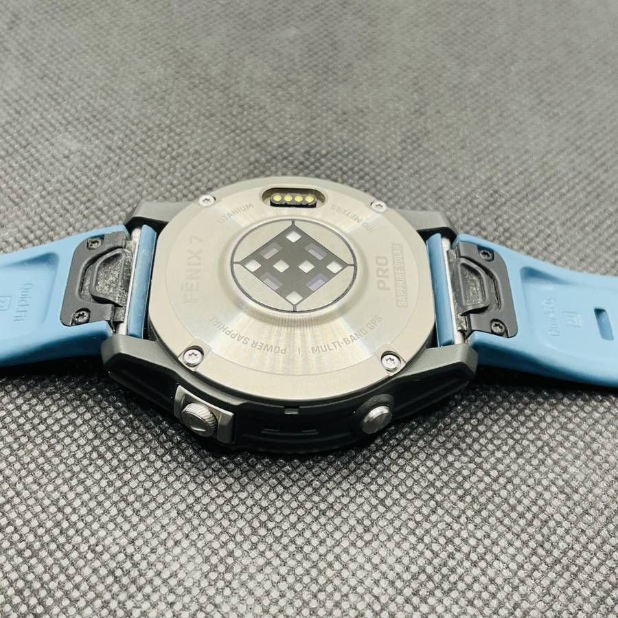 Garmin Fenix 7X Pro (Sapphire Solar Edition) Black (12 Month Warranty) - With Blue
