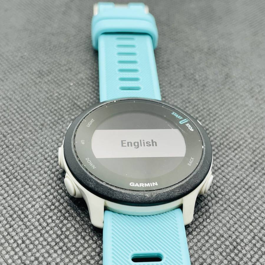 Garmin Forerunner 55 White - With Blue Straps