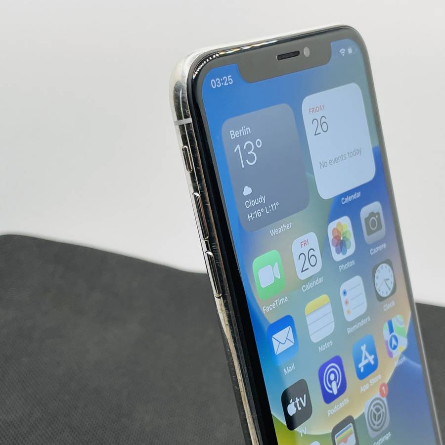 Apple iPhone X 256GB Silver (3 Month Warranty)