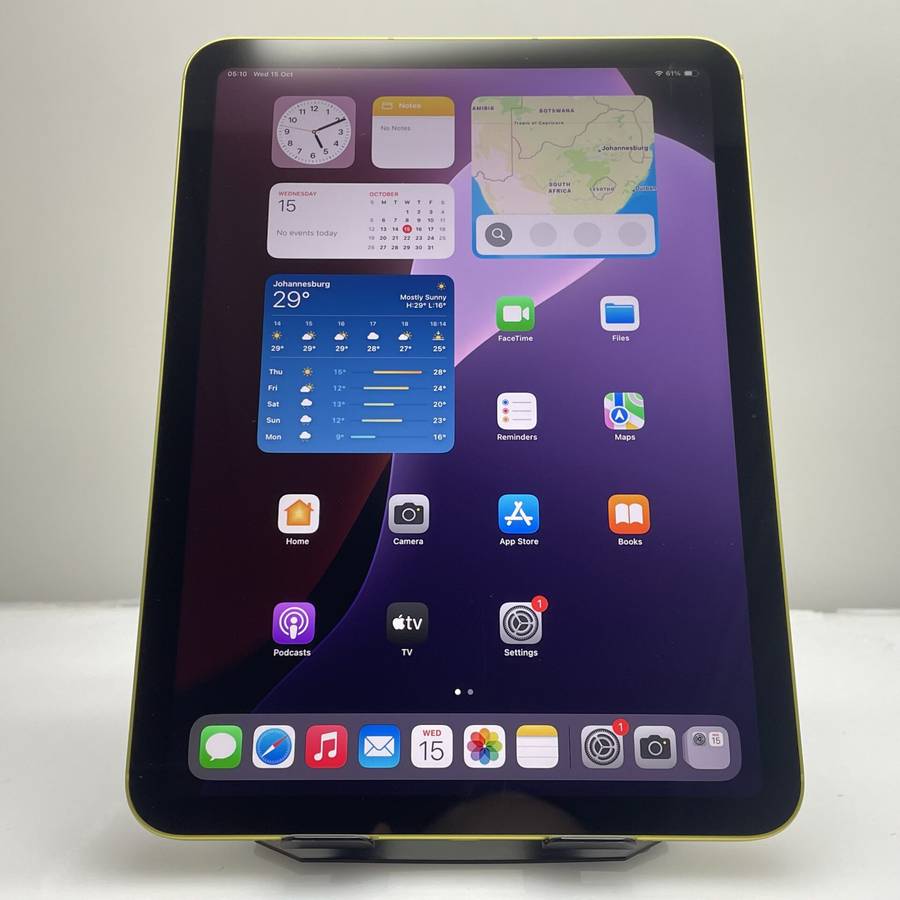 Apple iPad A16 (Wifi/E-Sim) 512GB Yellow (12 Month Warranty)  Mint Condition