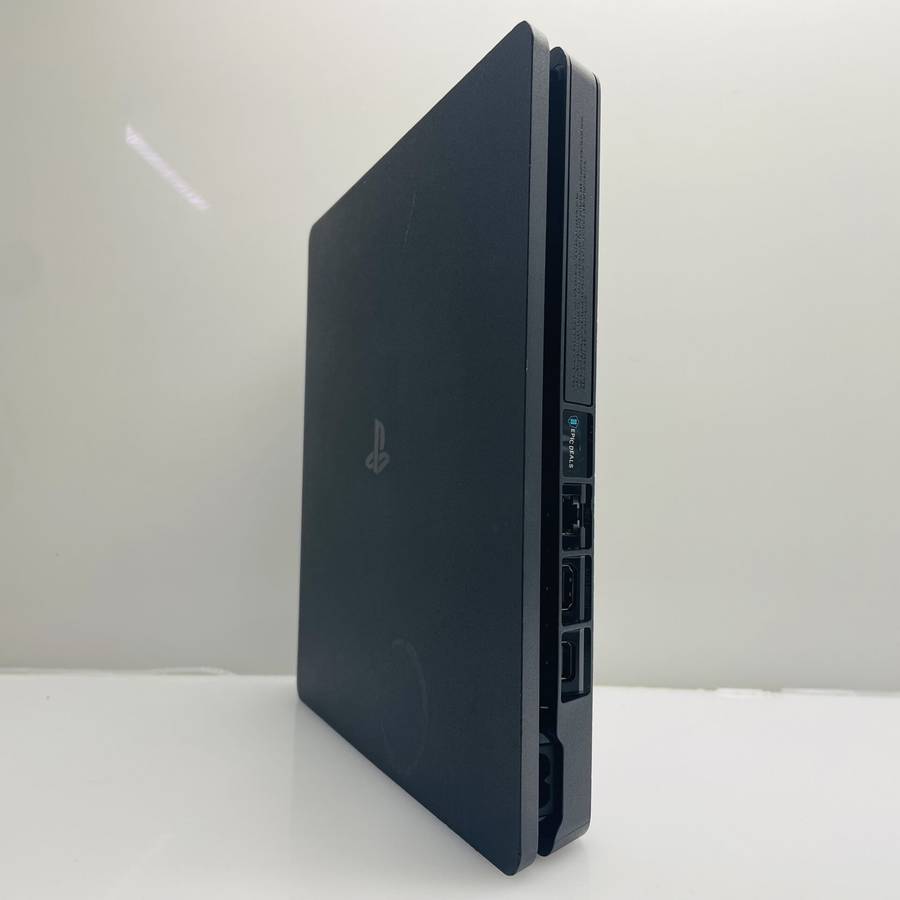 PlayStation 4 Slim 500GB Black + 1 Controller + HDMI Cable + Power Cable + 2 Games (Grade B)