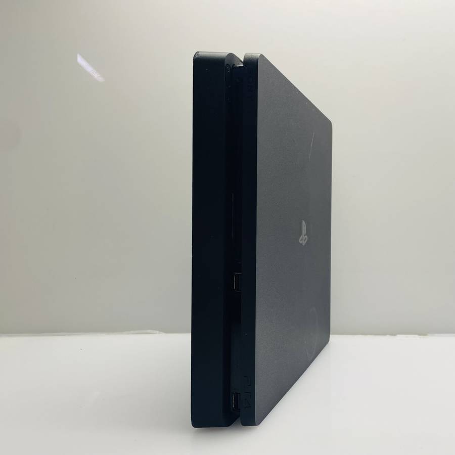 PlayStation 4 Slim 500GB Black + 1 Controller + HDMI Cable + Power Cable + 2 Games (Grade B)